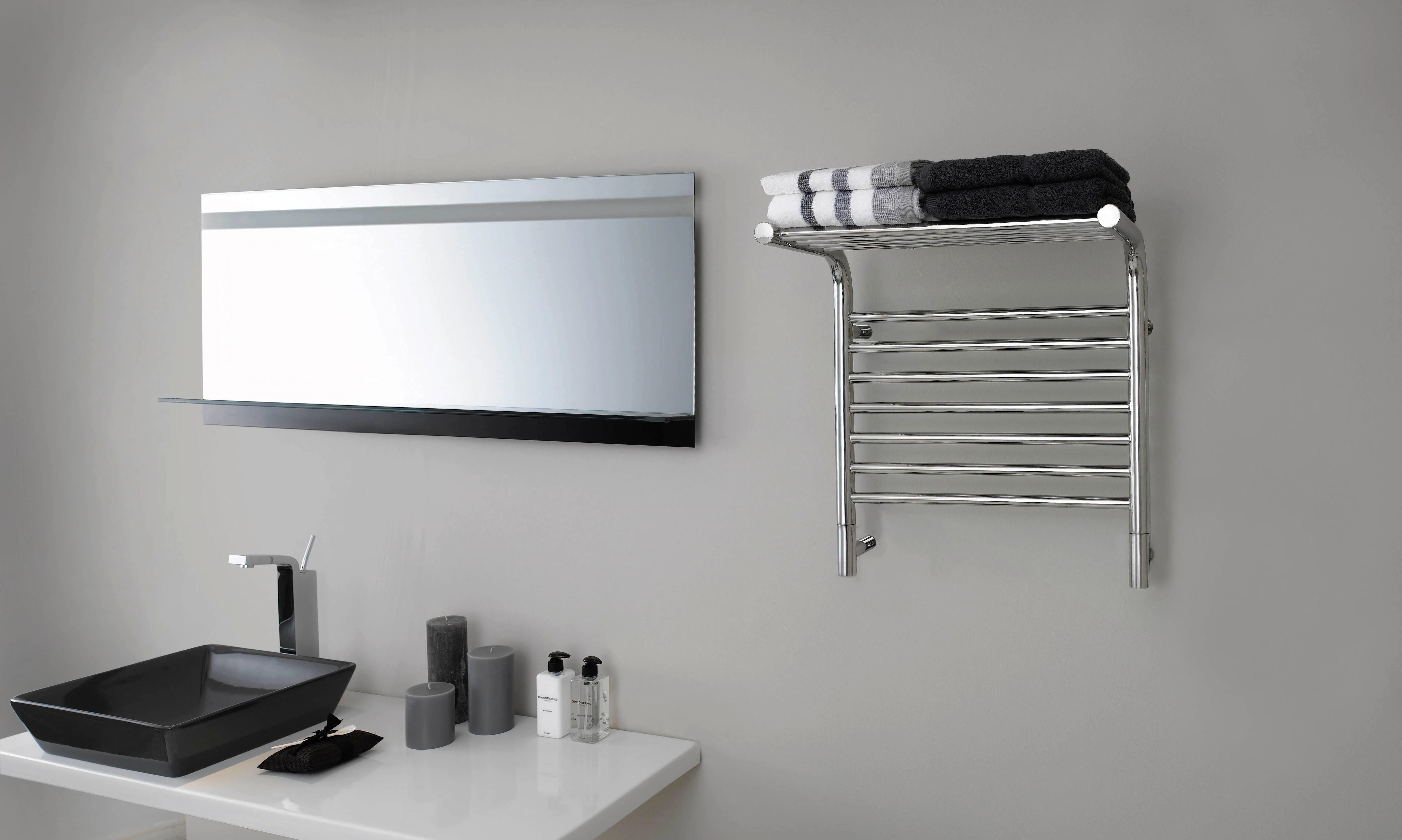 Amba Jeeves M Shelf Hardwired Towel Warmer  - 20.5"w x 22"h