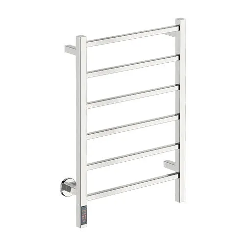 Bathroom Butler Cubic 6 Bar Straight TDC Heated Towel Rail 530mm