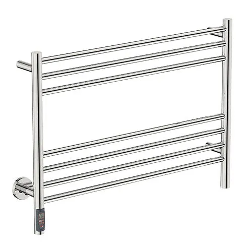 Bathroom Butler Natural 7 Bar Straight TDC Heated Towel Rail 800mm