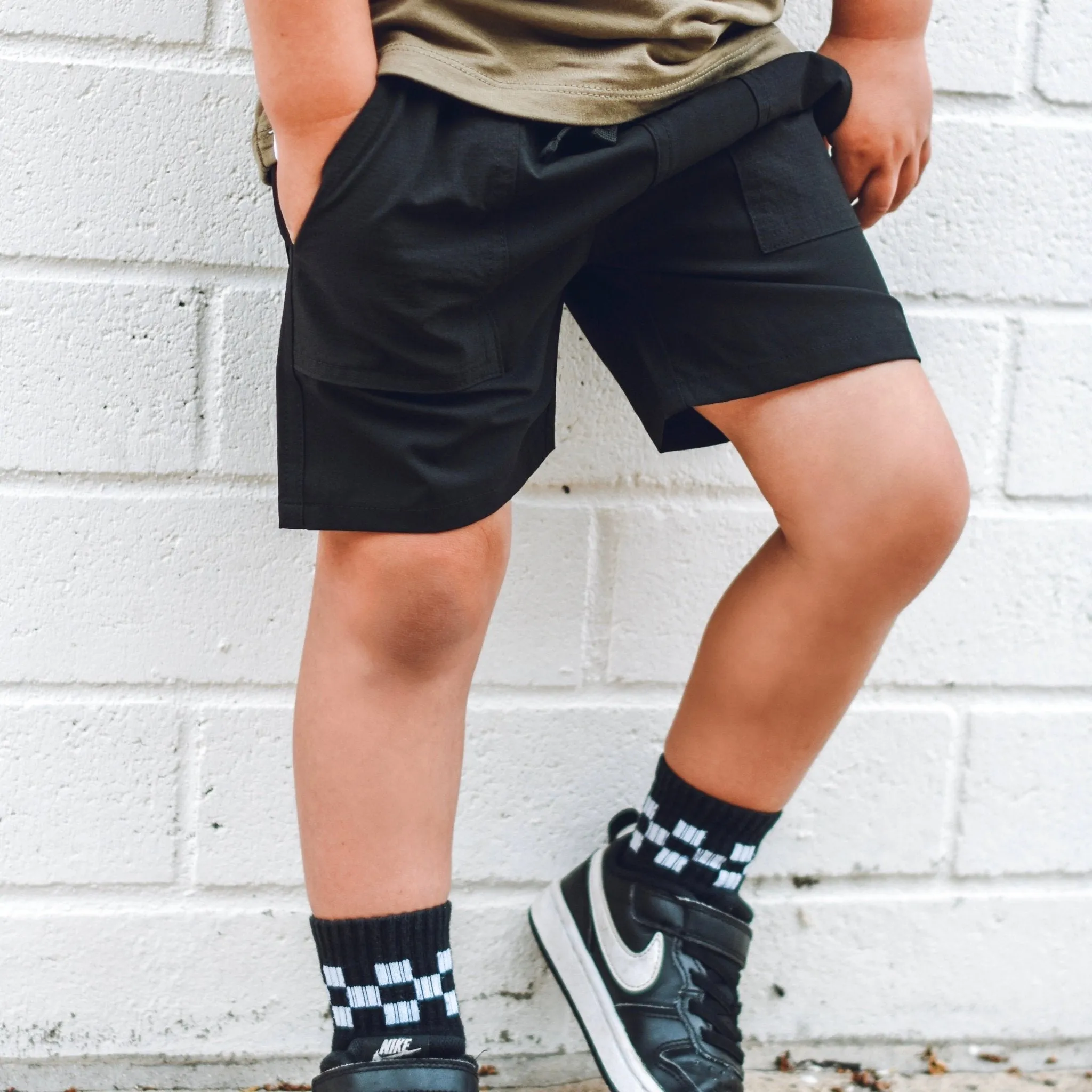 Black Adventure Short