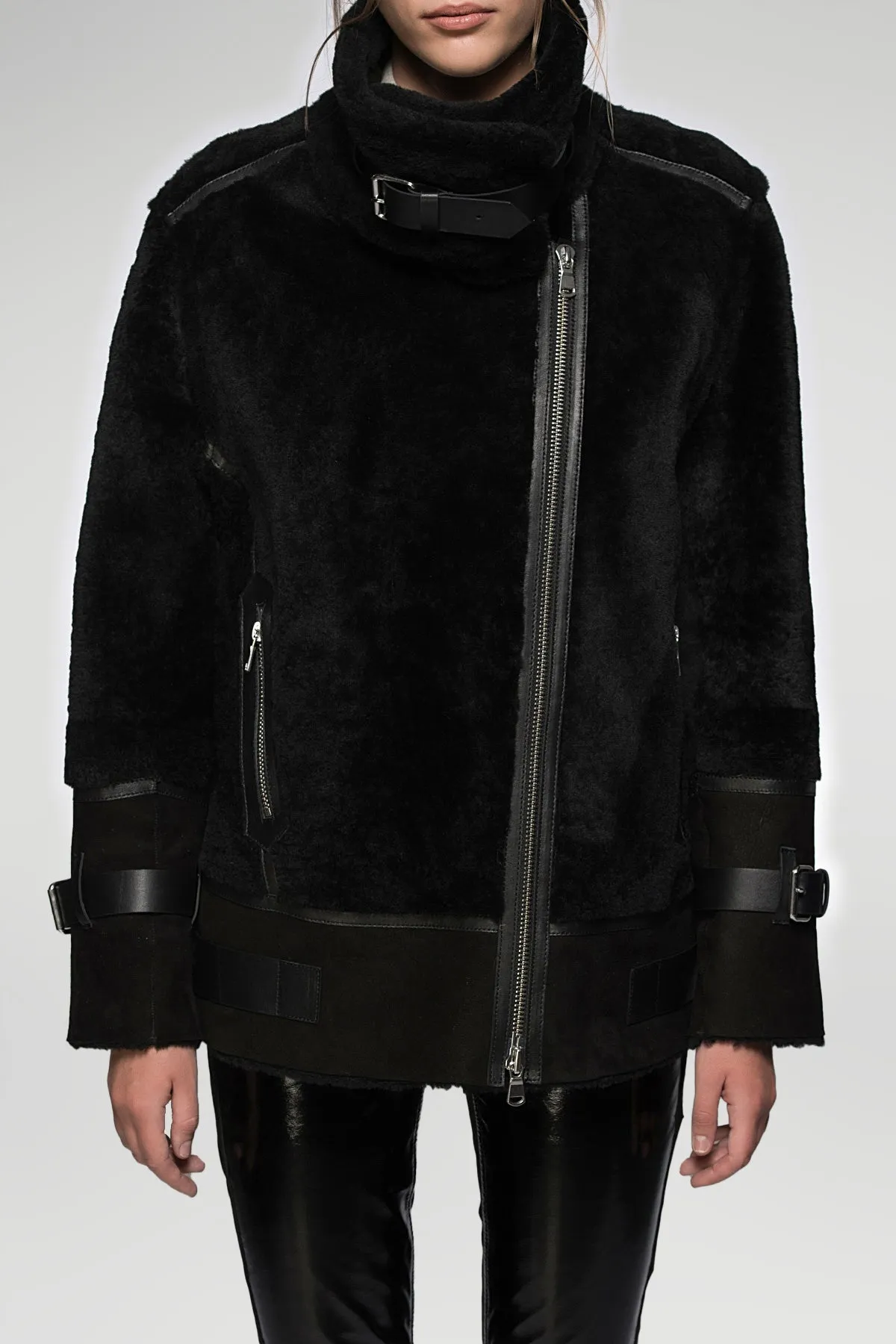 Black Shearling Jacket