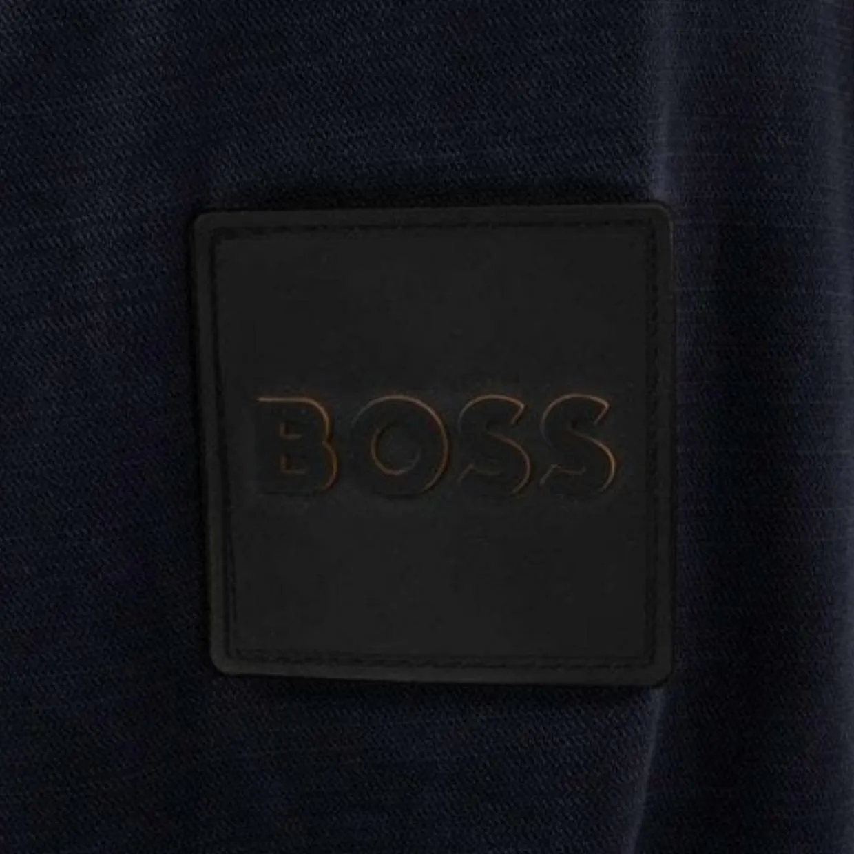 BOSS Loghy Navy Hooded Overshirt Jacket