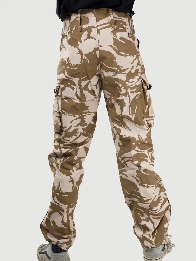 British Army Desert Windproof Trousers - Desert DPM Camo – unissued