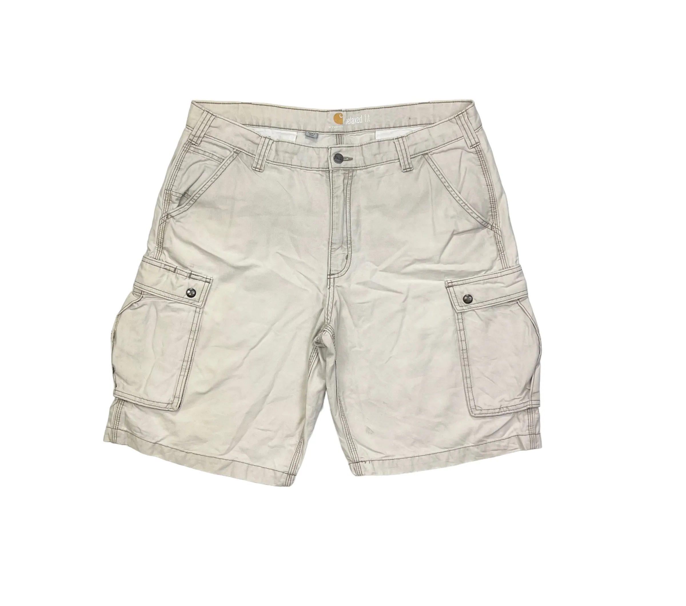 Carhartt Cream Cargo Shorts