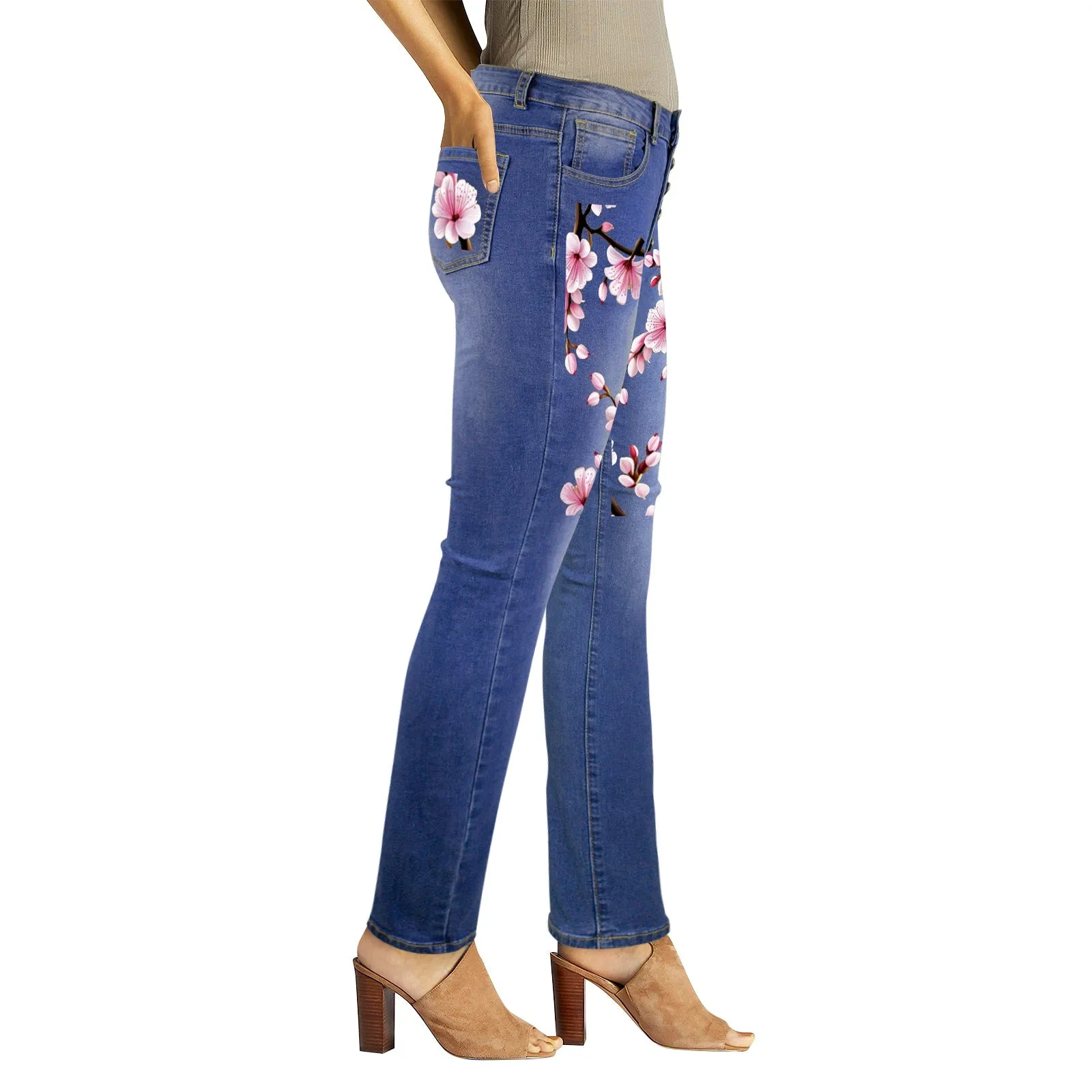 Cherry Blossom Women's Jeans