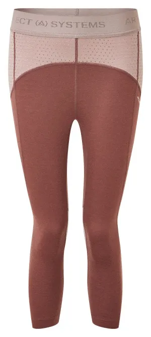 Darkhorse 185 Zoned 3/4 Leggings - Andorra/Twilight Mauve