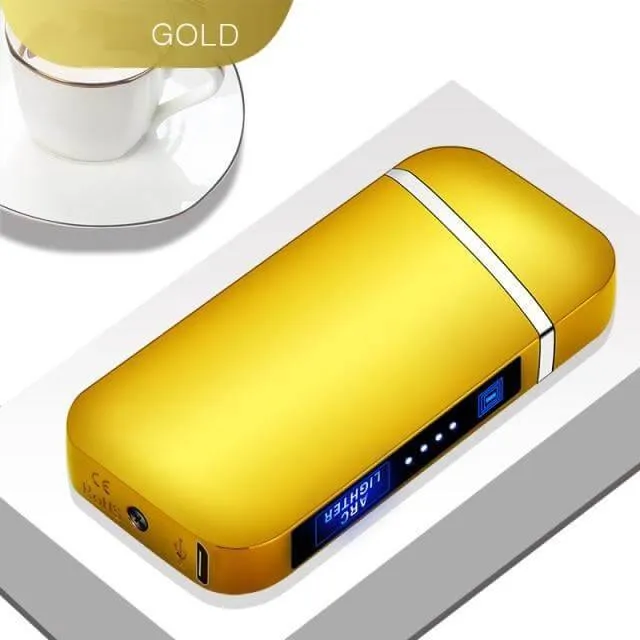 Double Arc Electronic Rechargeable Windproof Lighters