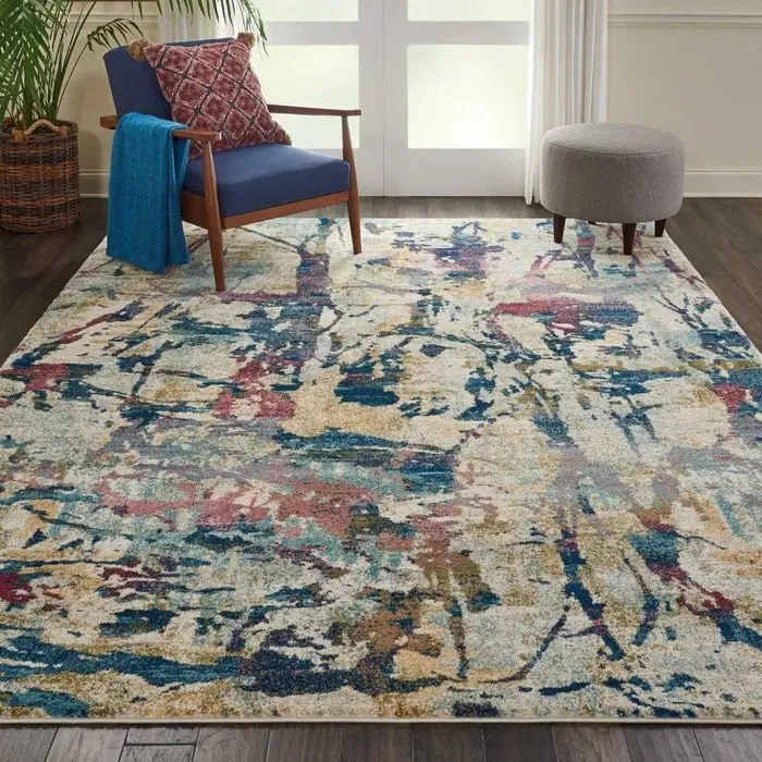 Fusion FSS10 Cream/Multi Rug