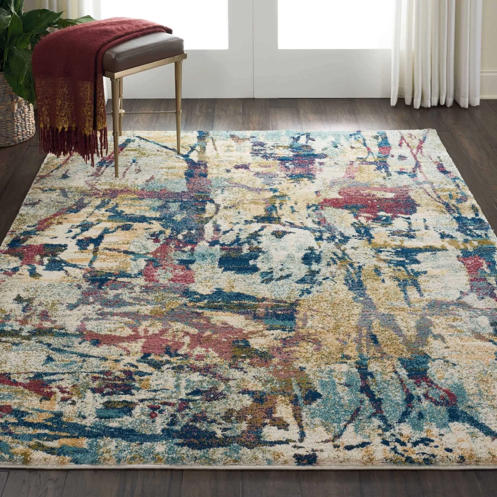 Fusion FSS10 Cream/Multi Rug