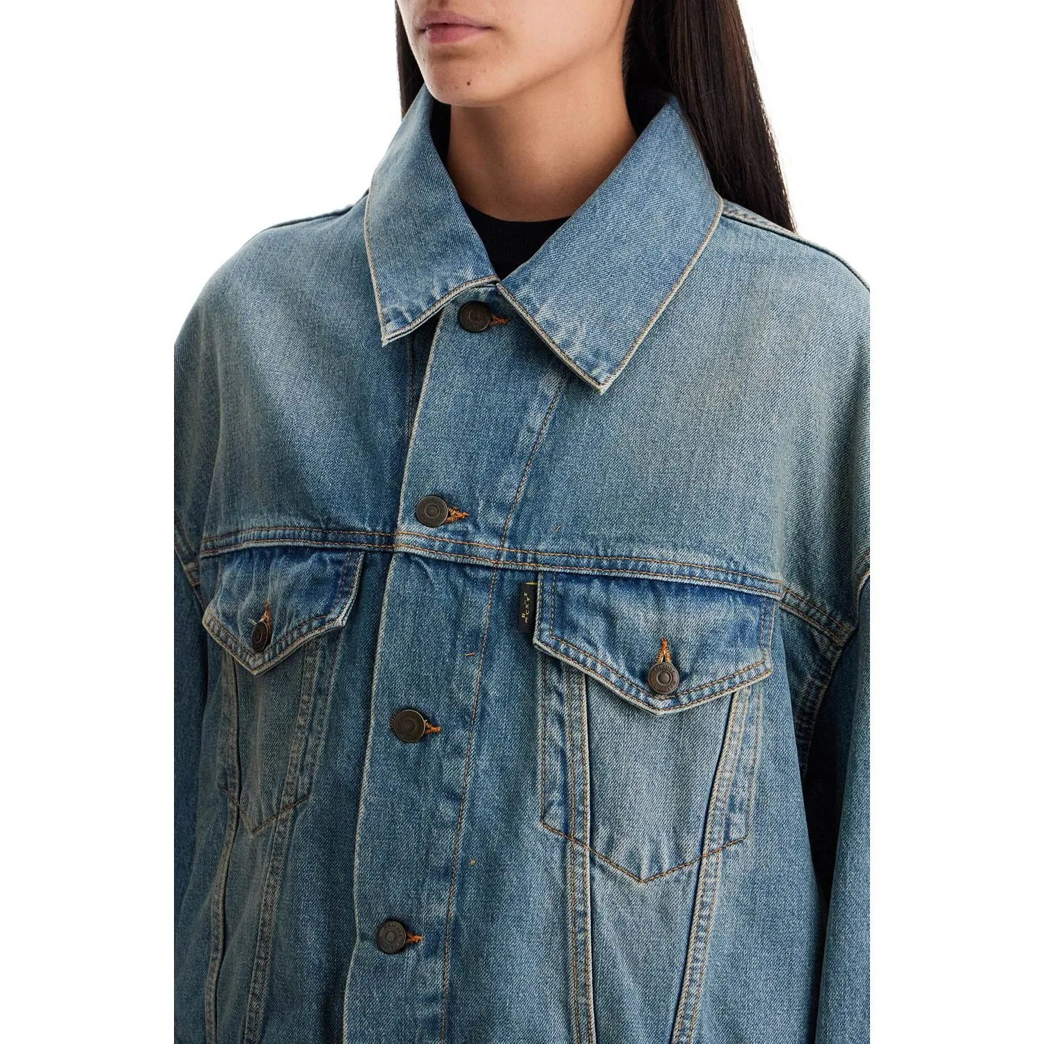 Denim Boxy Jacket with Spencer from Haikure