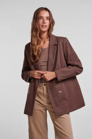 Haven Blazer Jacket - Brown