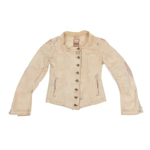 Marithe Francois Girbaud Vintage Distressed Effect Military Jacket