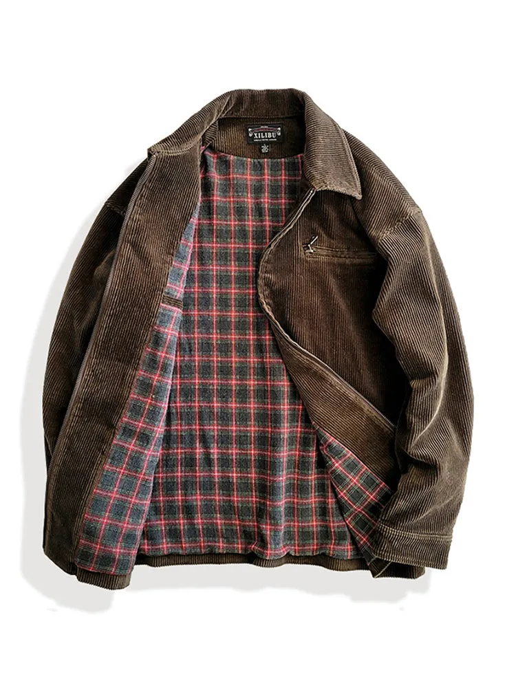 Men's Corduroy Moto Jacket