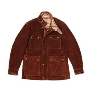 Men's Suede Field Safari Jacket