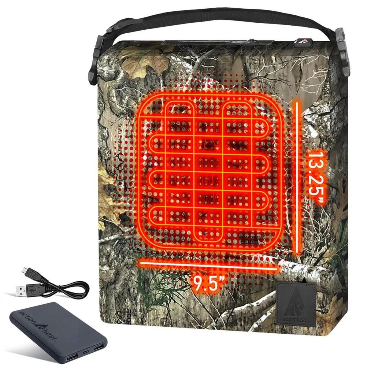 Open Box ActionHeat 5V Hunting Camo Heated Seat Cushion