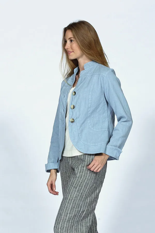 organic cotton twill jacket