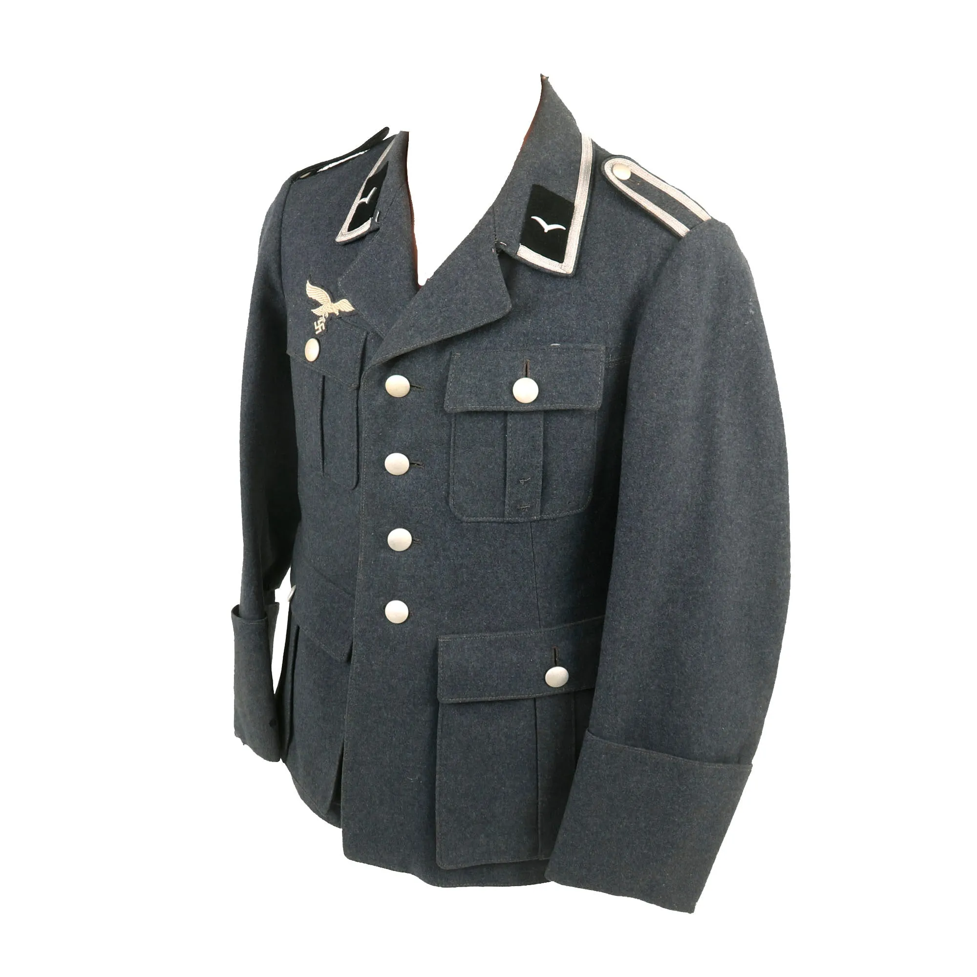 Original German WWII Luftwaffe Engineer Corps Unteroffizier NCO Fliegerbluse Uniform Tunic - dated 1939