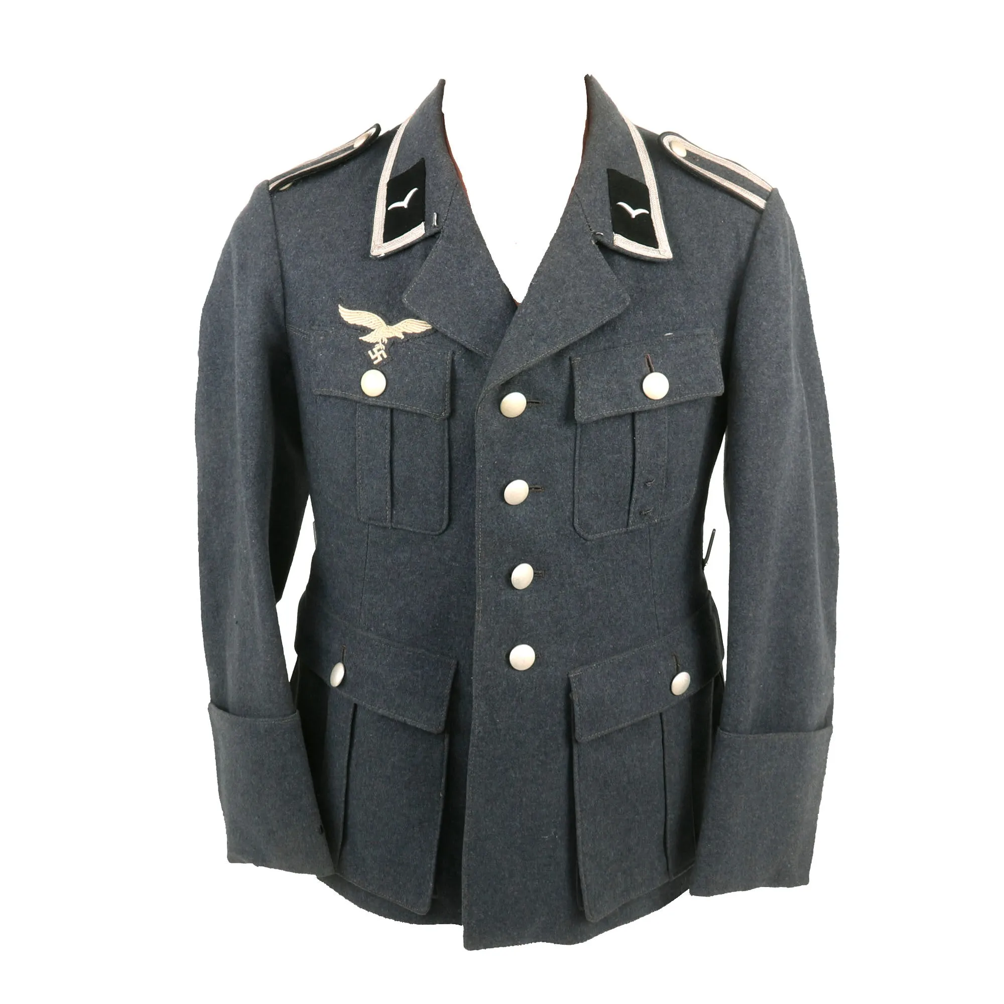 Original German WWII Luftwaffe Engineer Corps Unteroffizier NCO Fliegerbluse Uniform Tunic - dated 1939