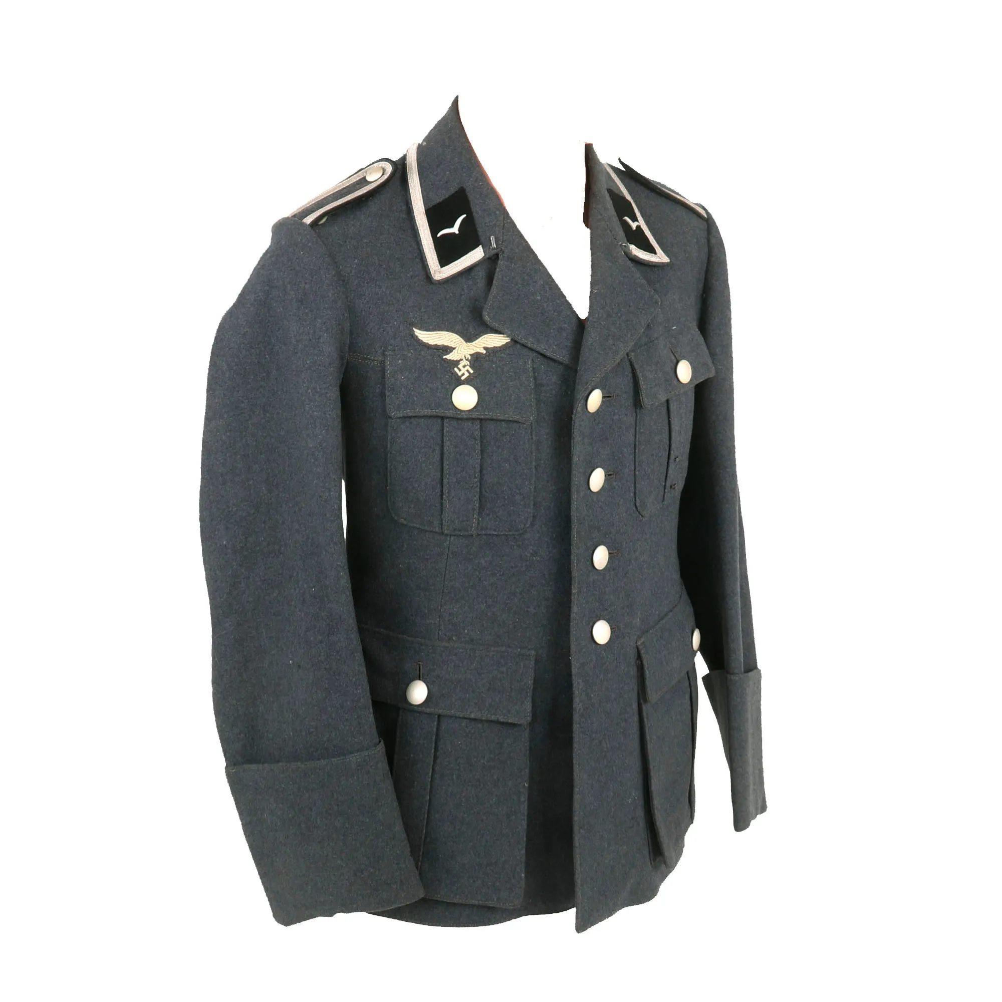 Original German WWII Luftwaffe Engineer Corps Unteroffizier NCO Fliegerbluse Uniform Tunic - dated 1939