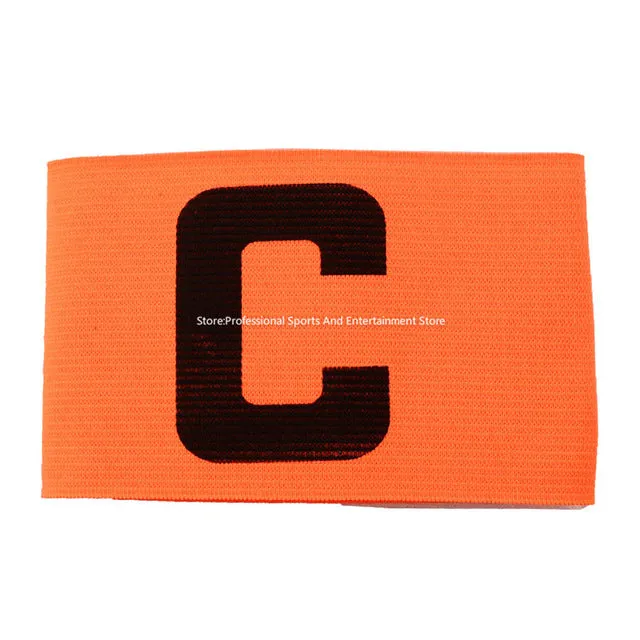 Outdoor Football Soccer Flexible Sports Adjustable Player Bands Fluorescent Captain Armband