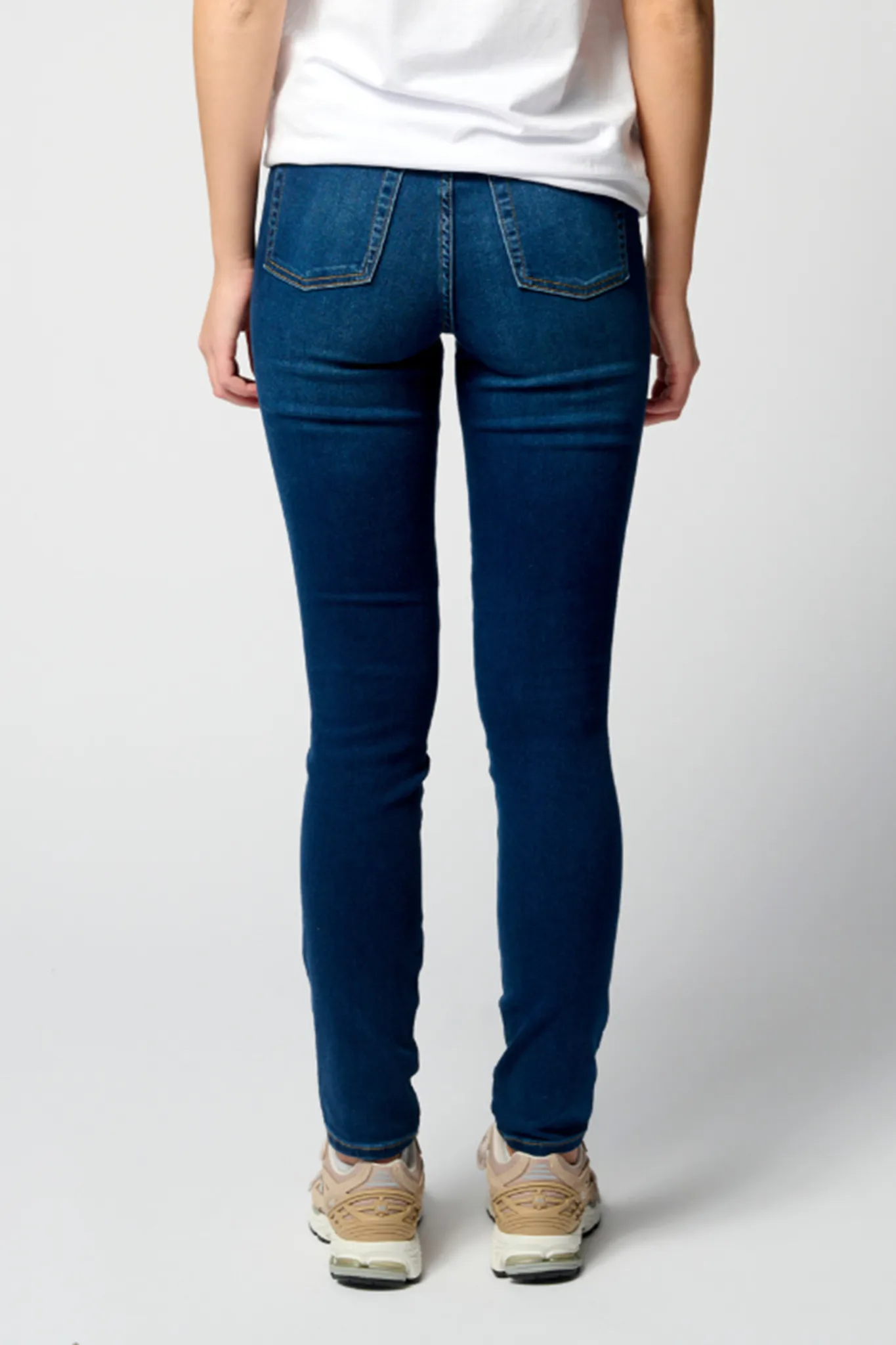 Performance Skinny Jeans - Dark Blue Denim