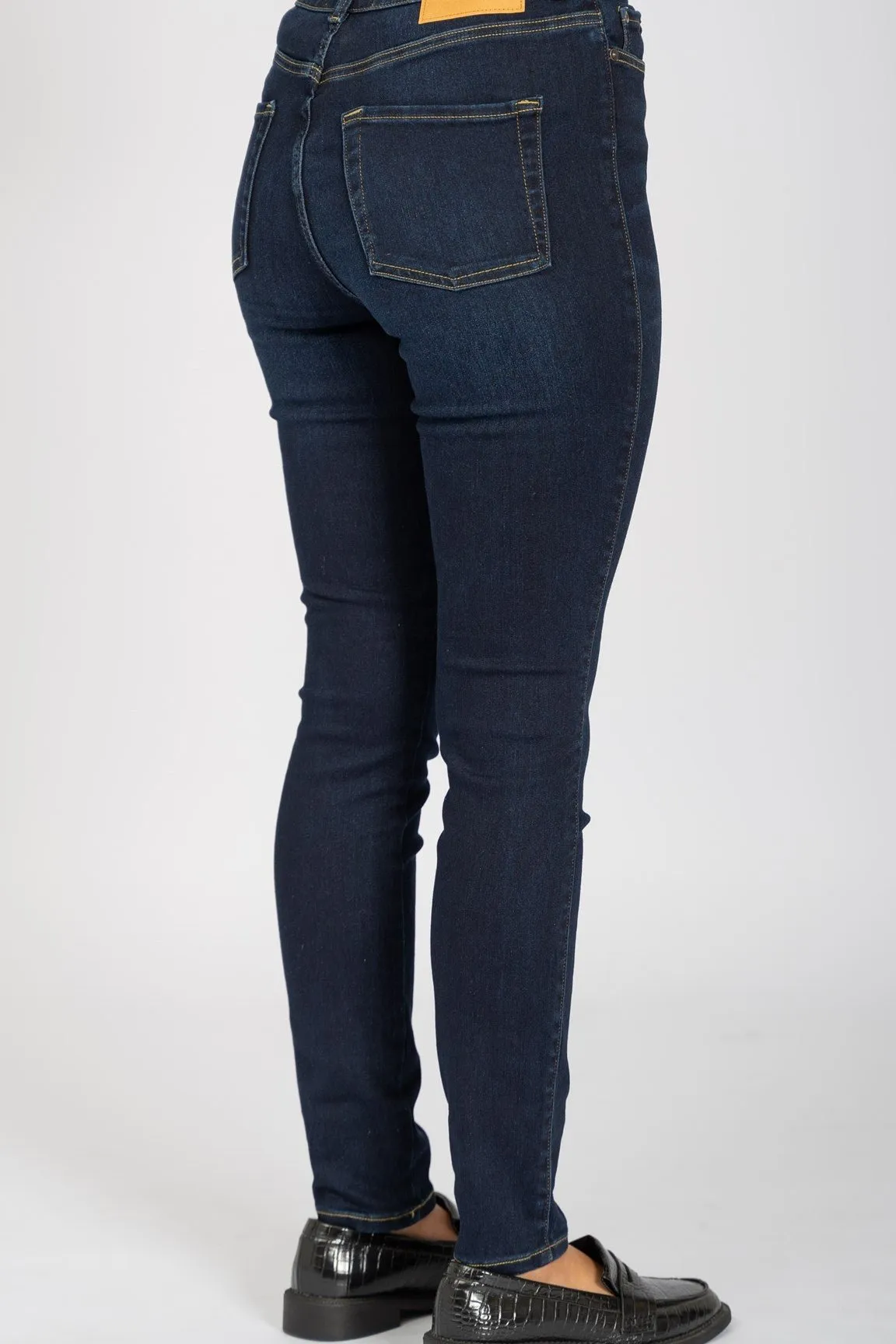 Performance Skinny Jeans - Dark Blue Denim