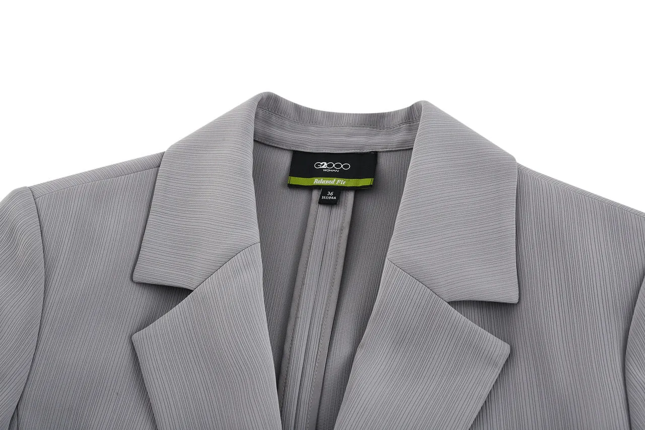 Polyester Dobby Suit Blazer