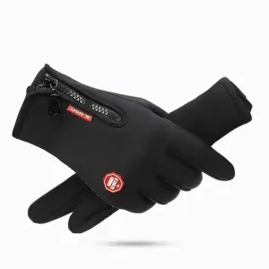 Popular Outdoor Cycling Riding Fishing Men Custom Windproof Touchscreen Winter Gloves