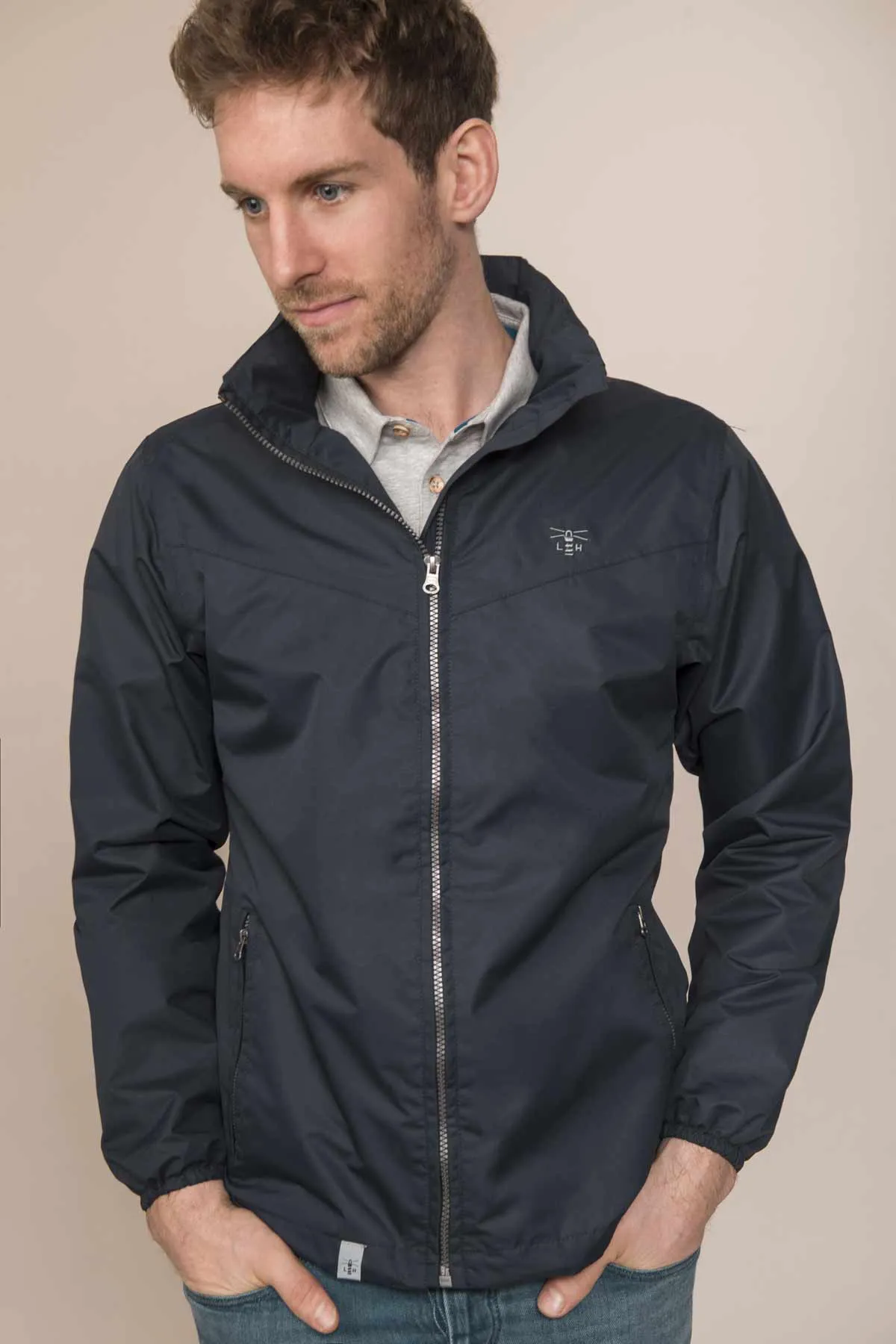 Portland Mens Jacket - Grey Stone