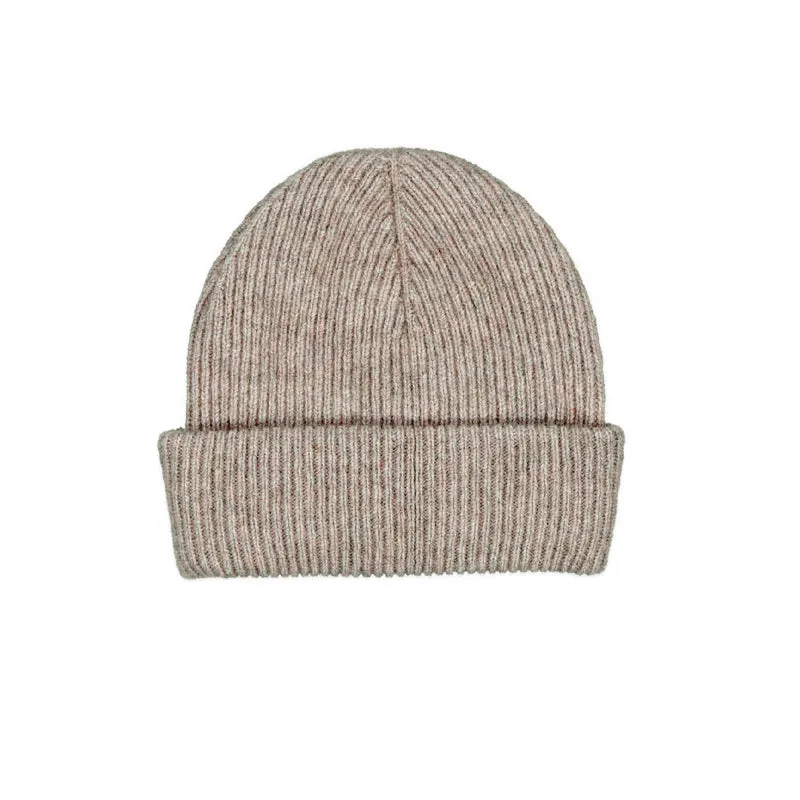 Possum Merino Fine Rib Beanie - Mocha