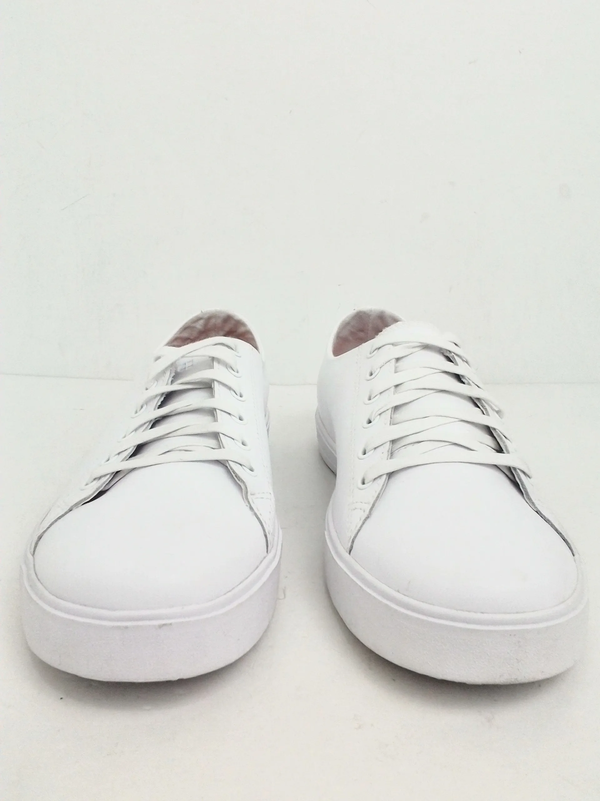 Shoes for Crews Women's White Leather Sneakers Size 9