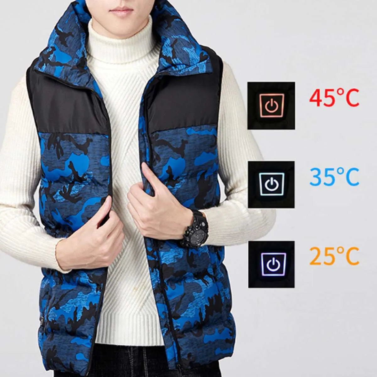 Smart Tech USB Heated Winter Vest for Men