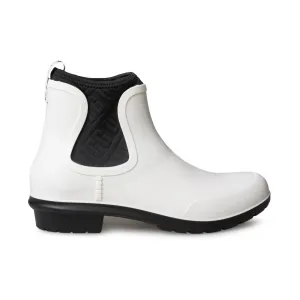 UGG Chevonne White Black Boots - Women's