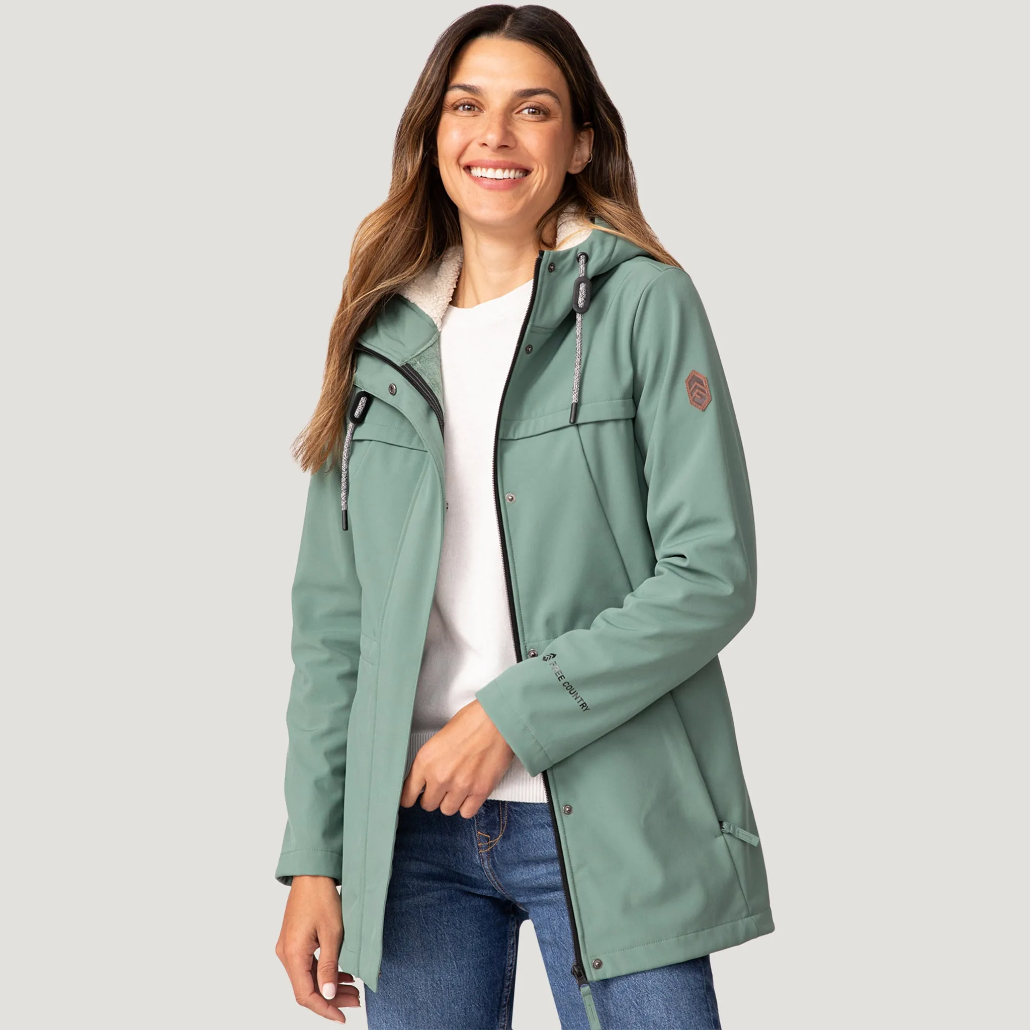 Women's FreeCycle® Long Super Softshell® Jacket