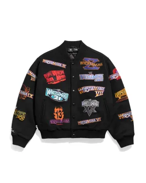 WrestleMania 1-21 Varsity Jacket